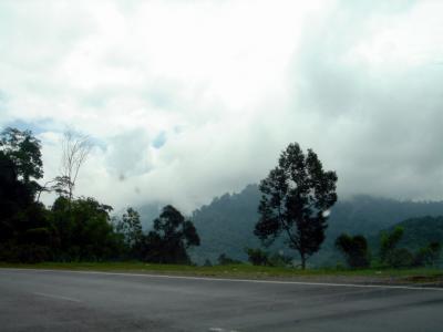 Driving up the hill