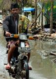 devastated streets of Banda Aceh, Sumatra