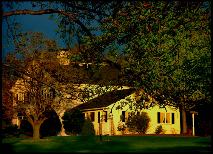 House In Sunset