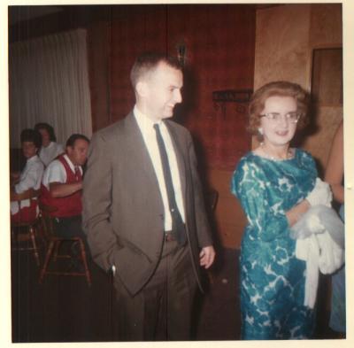 Al, Mom, 1963 anniversary party