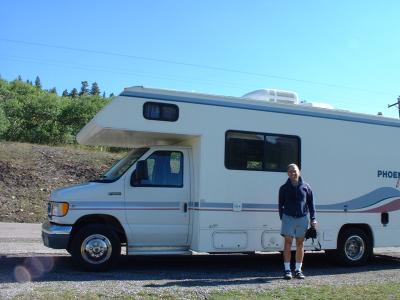 Pete with our RV