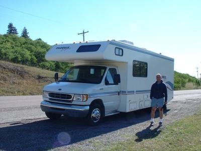 Pete with our RV