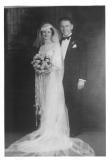 Mom (Winifred Hughes), Dad, 1933 wedding
