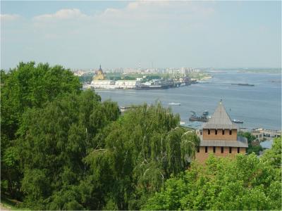 View from the Kremlin to the Spit (Volga & Oka)