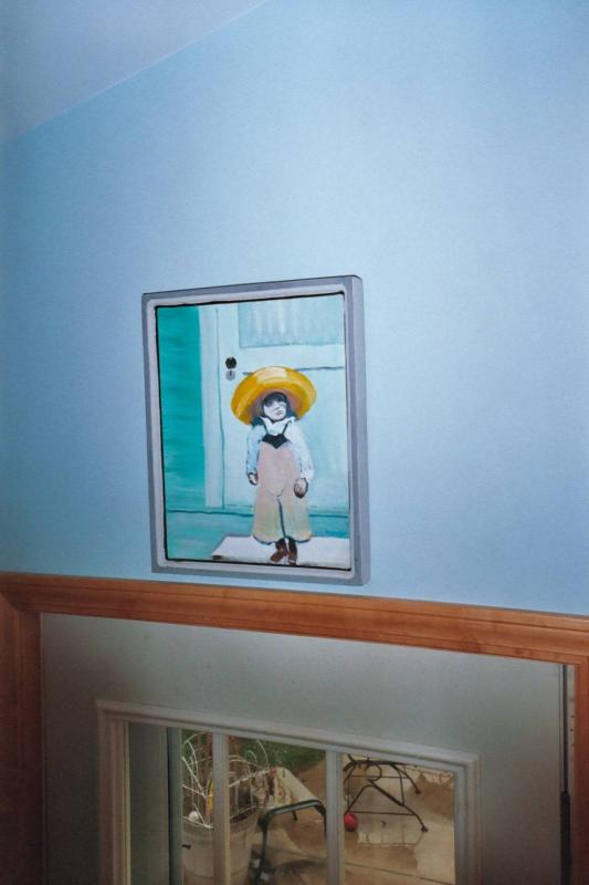 Close up of original artwork.