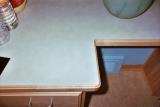 Counter depth change detail.  Maple edge, fabricated by cabinetmaker, Albers of Richmond MI