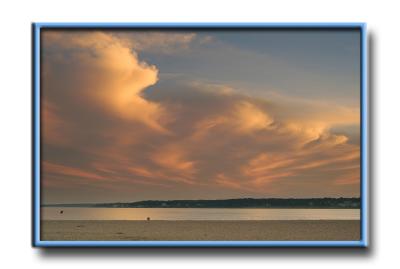 Sunset at West-Beach