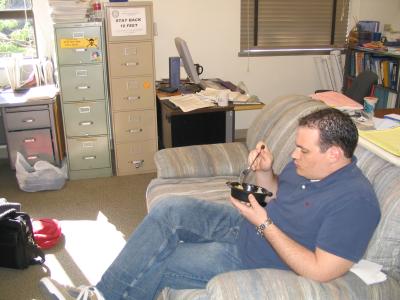 Trey in his office