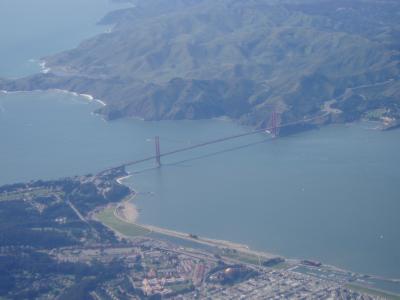 Golden Gate Bridge from the air