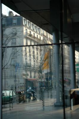 January 2005 - Reflection in window