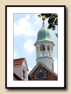Bell Tower of Home Moravian Church at Old Salem