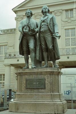 Goethe/Shiller Monument