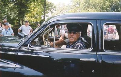 One of Chicago's Finest Chauffeurs in a '46 Limo