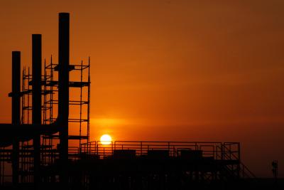 Construction underway, Dompta, Cameroon