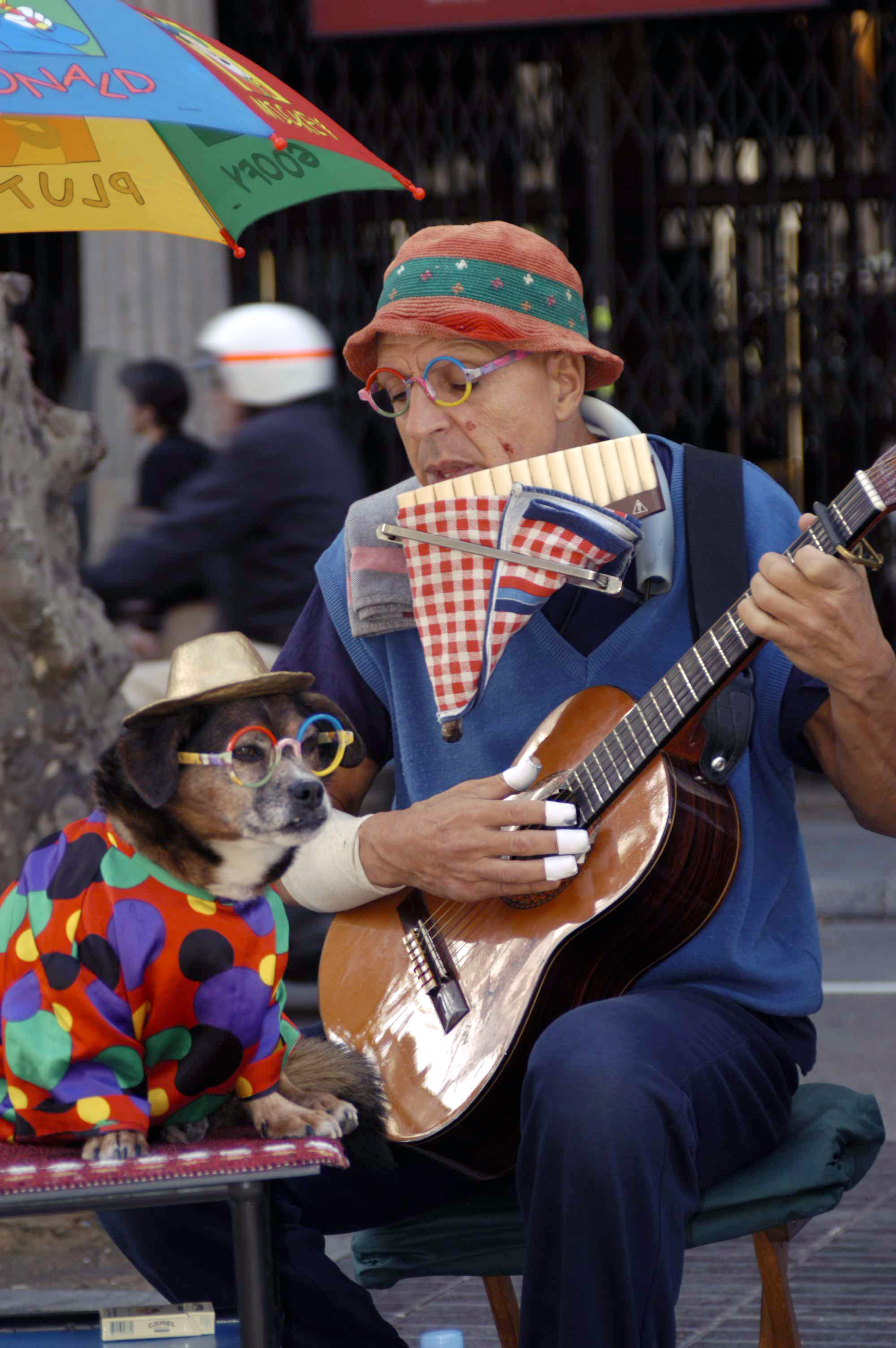 Busker, Barcelona