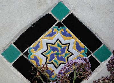 flower swirl tile