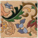 Leaves flowers tile