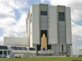 STS-114 Roll Out of VAB