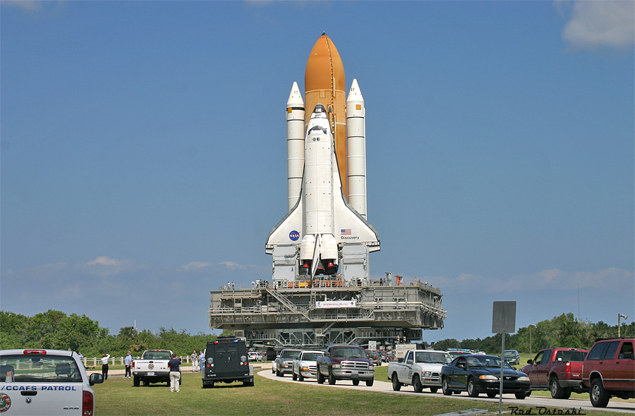 STS-114 Roll Out
