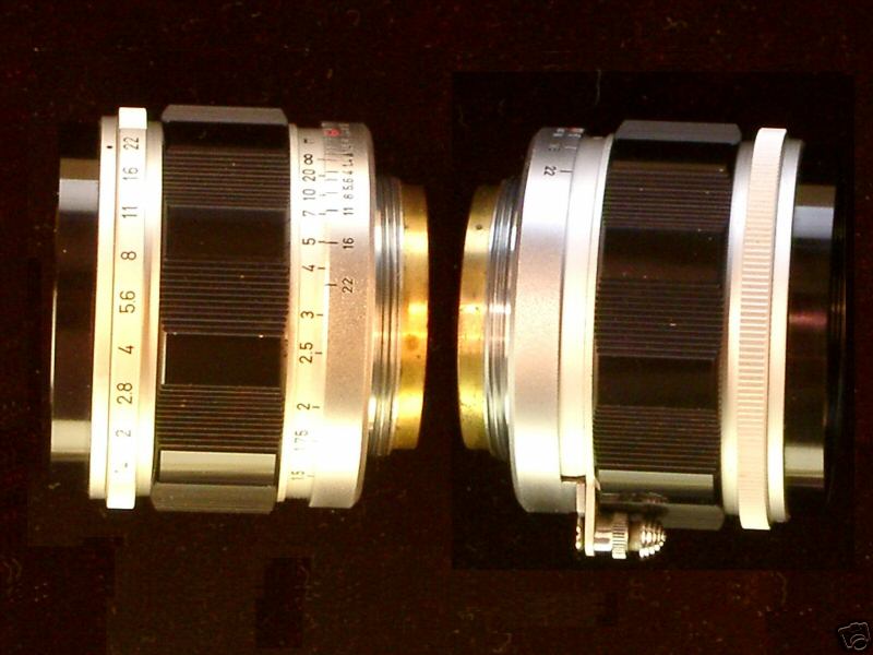 Canon 50/1.4 lens - Side