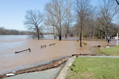 Washington Crossing Park - Delaware River Flood
