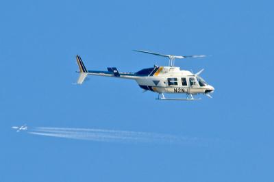 NJ State Police (and 747 vapor trails) 4 April (PM)
