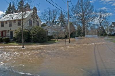 Glen Afton street becomes the Delaware River 1