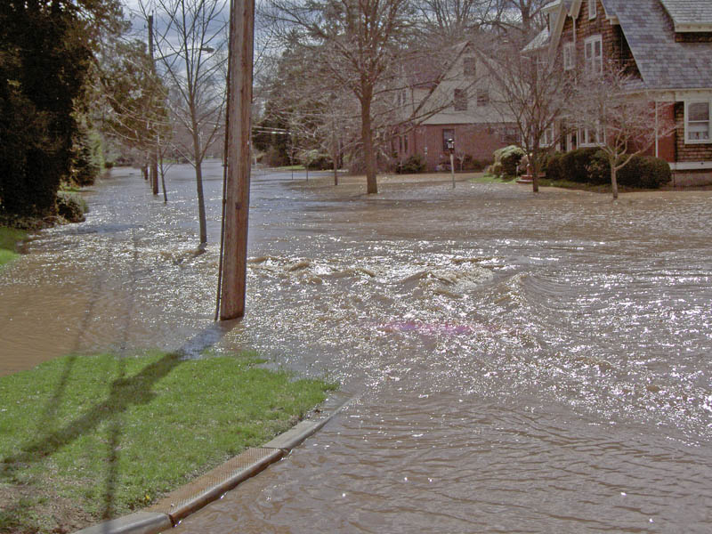 Glen Afton street becomes the Delaware River 2