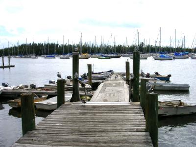 Dinghy dock at Dinner Key