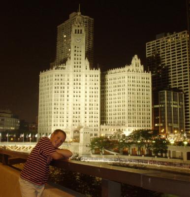 the Wrigley Building... and Michael