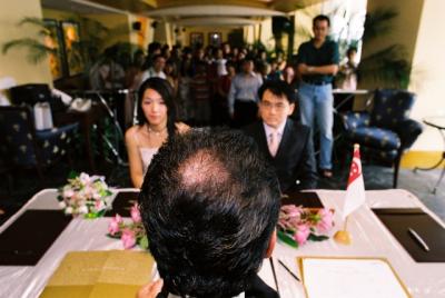 Wedding Solemnization of Eddy Goh & Janet Tan