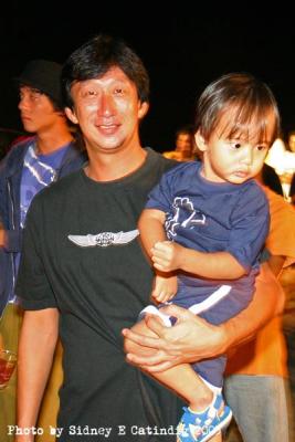 Chu and his son