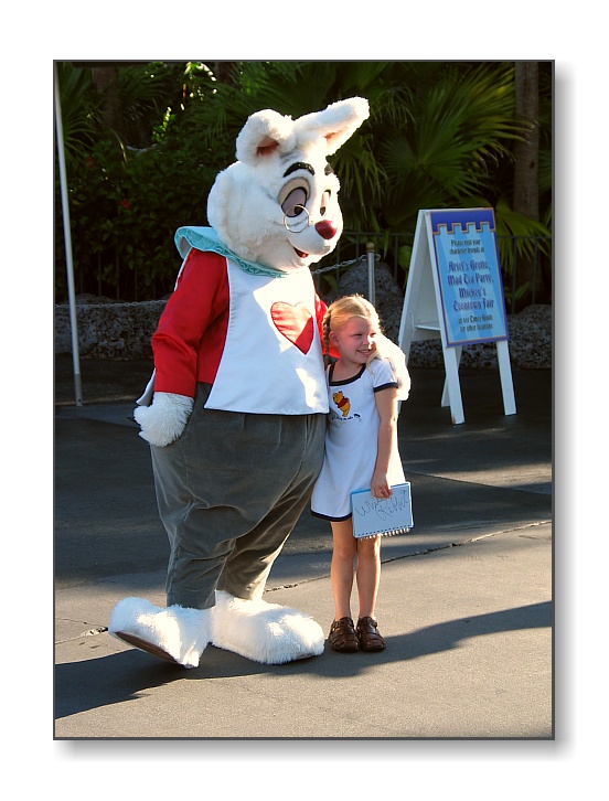 White Rabbit and FriendMagic Kingdom