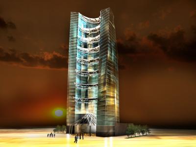 Tanmiya Tower , Q8 2004 ,Kuwait Architecture
