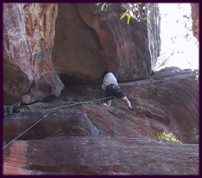 MAtt styling below crux of the trad sport 22