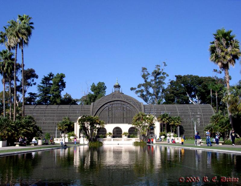 Balboa Park Botanical Building and Pool