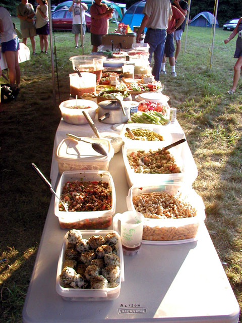 Another great MASHOUT dinner spread