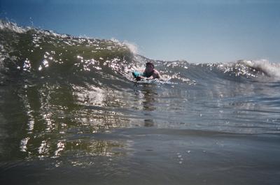 Tybee surf, enhanced by Hurricane Isabelle
