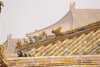Roof detail, forbidden city
