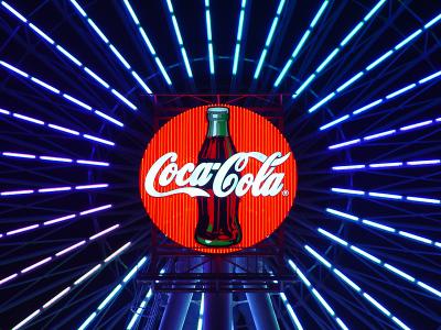4th<br><p align=center> <b> Ferris Coke at Night </b> <br> <font size=1> by Helen Betts </font> </p>