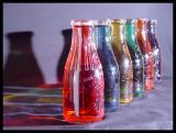 <B>Fruit Flavors</B><BR><FONT size=2>by PFC2001</FONT><br><FONT size=1>Milk bottles from the 1920s</FONT>