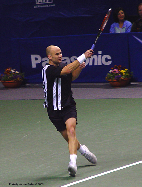 Andre Agassi - Siebel Open ---by Arlene