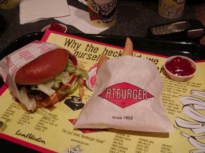 Bun, grease, beef, cheese, grease, just a way a burger should be.
