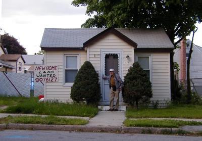 The little house on Rosser Avenue (now gone)