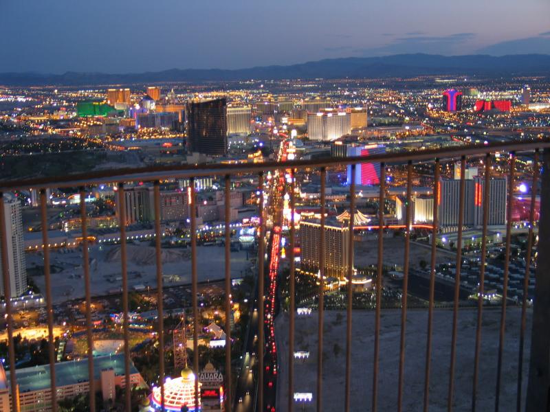 The Strip from the Stratosphere Tower