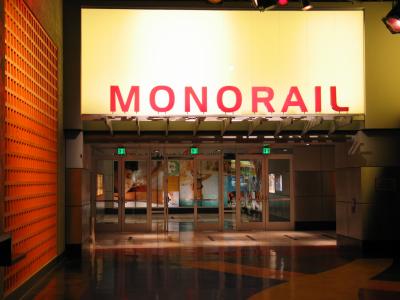 Entrance to Monorail station, MGM Grand