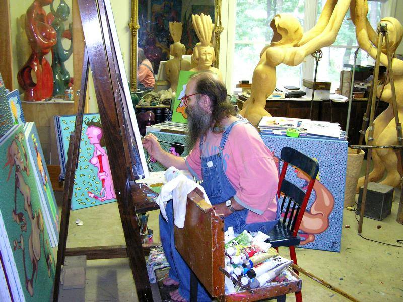 At Easel 1