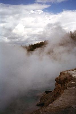 Yellowstone fog