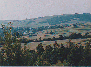 Another view of Bukowsko from the cemetery