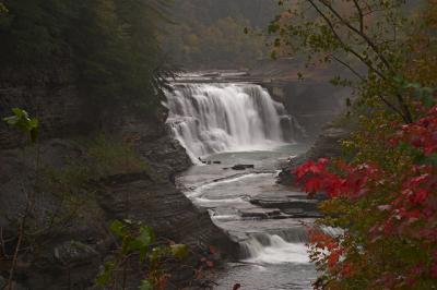 Lower Falls Through the Mist